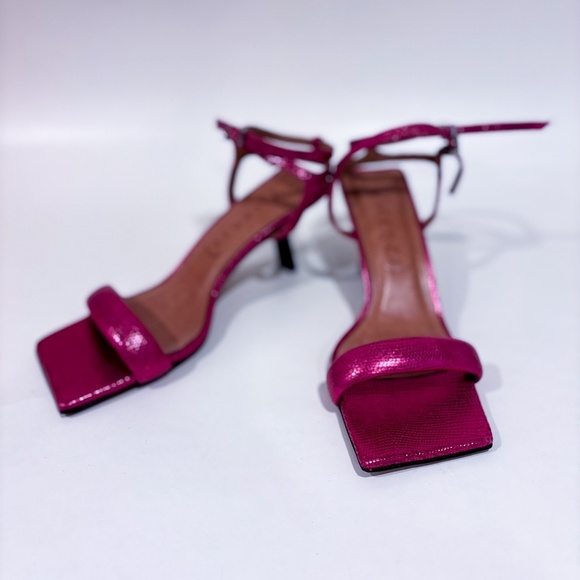 VINCENZA ANTHROPOLOGY Pink sandals - Picture 5 of 10